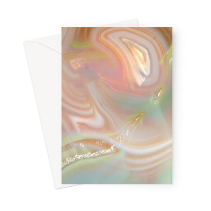 Oyster Agate Greeting Card (10 Pack)